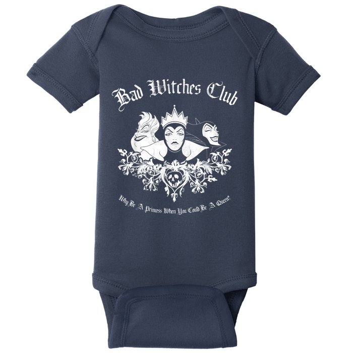 Villains Bad Witches Club Group Shot Graphic Baby Bodysuit