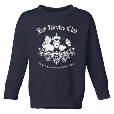 Villains Bad Witches Club Group Shot Graphic Toddler Sweatshirt