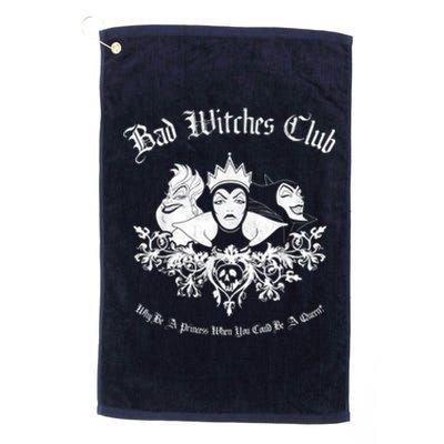 Villains Bad Witches Club Group Shot Graphic Platinum Collection Golf Towel