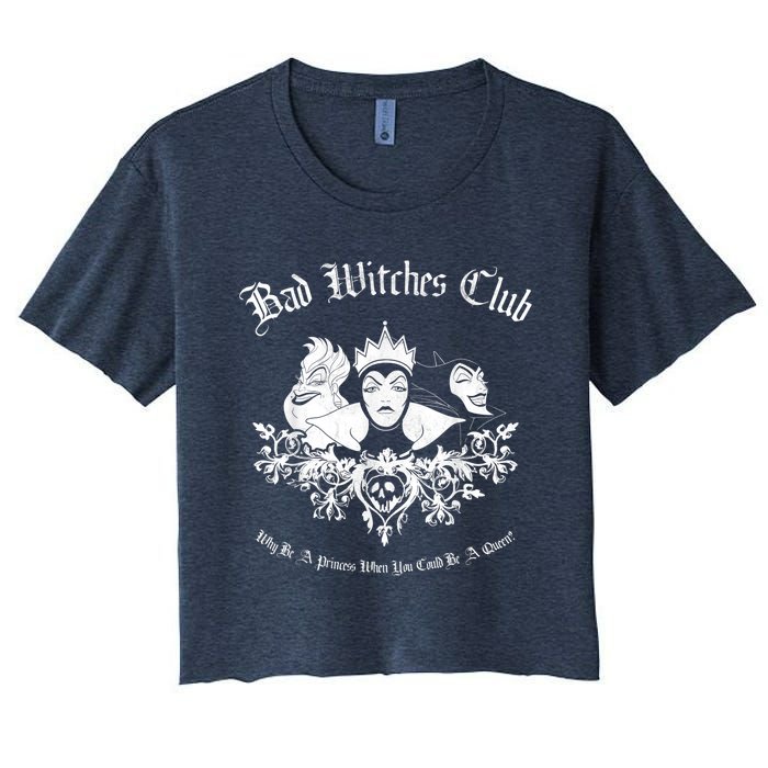 Villains Bad Witches Club Group Shot Graphic Women's Crop Top Tee