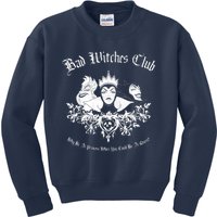 Villains Bad Witches Club Group Shot Graphic Kids Sweatshirt