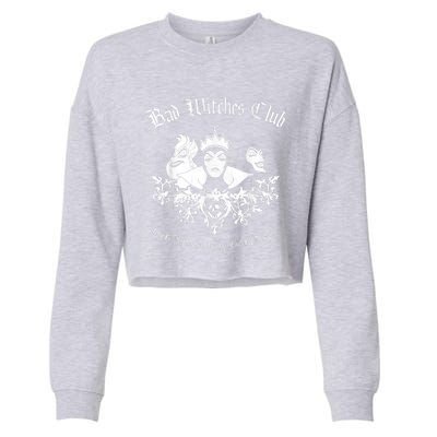 Villains Bad Witches Club Group Shot Graphic Cropped Pullover Crew