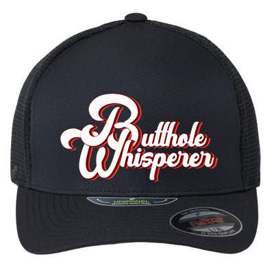 Vintage Butthole Whisperer Sarcastic Sayings For Family Flexfit Unipanel Trucker Cap
