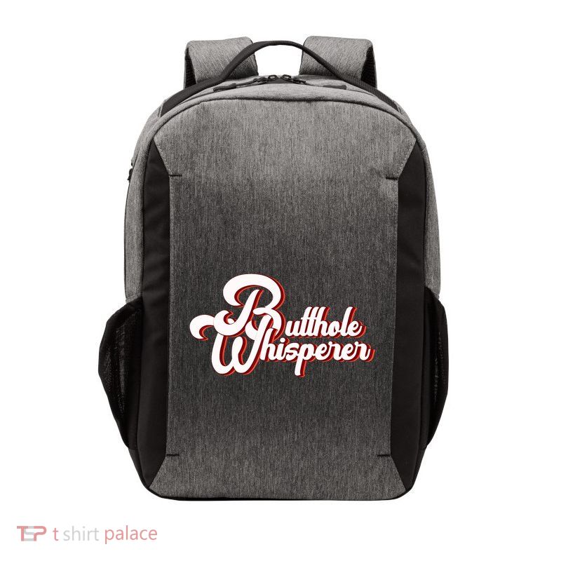 Vintage Butthole Whisperer Sarcastic Sayings For Family Vector Backpack