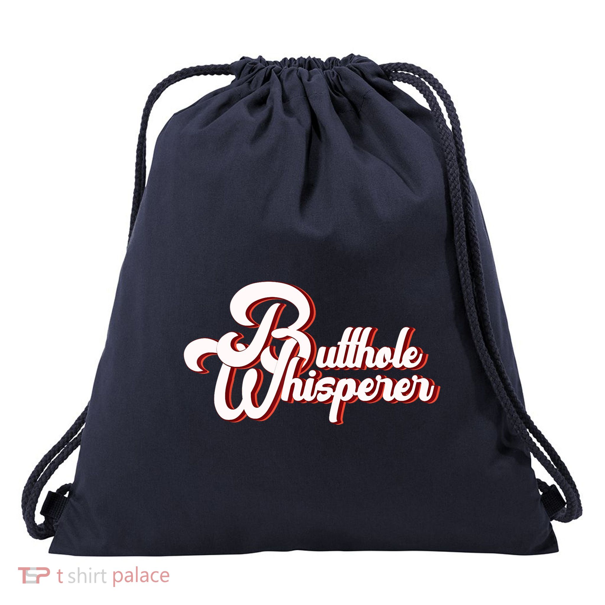 Vintage Butthole Whisperer Sarcastic Sayings For Family Drawstring Bag