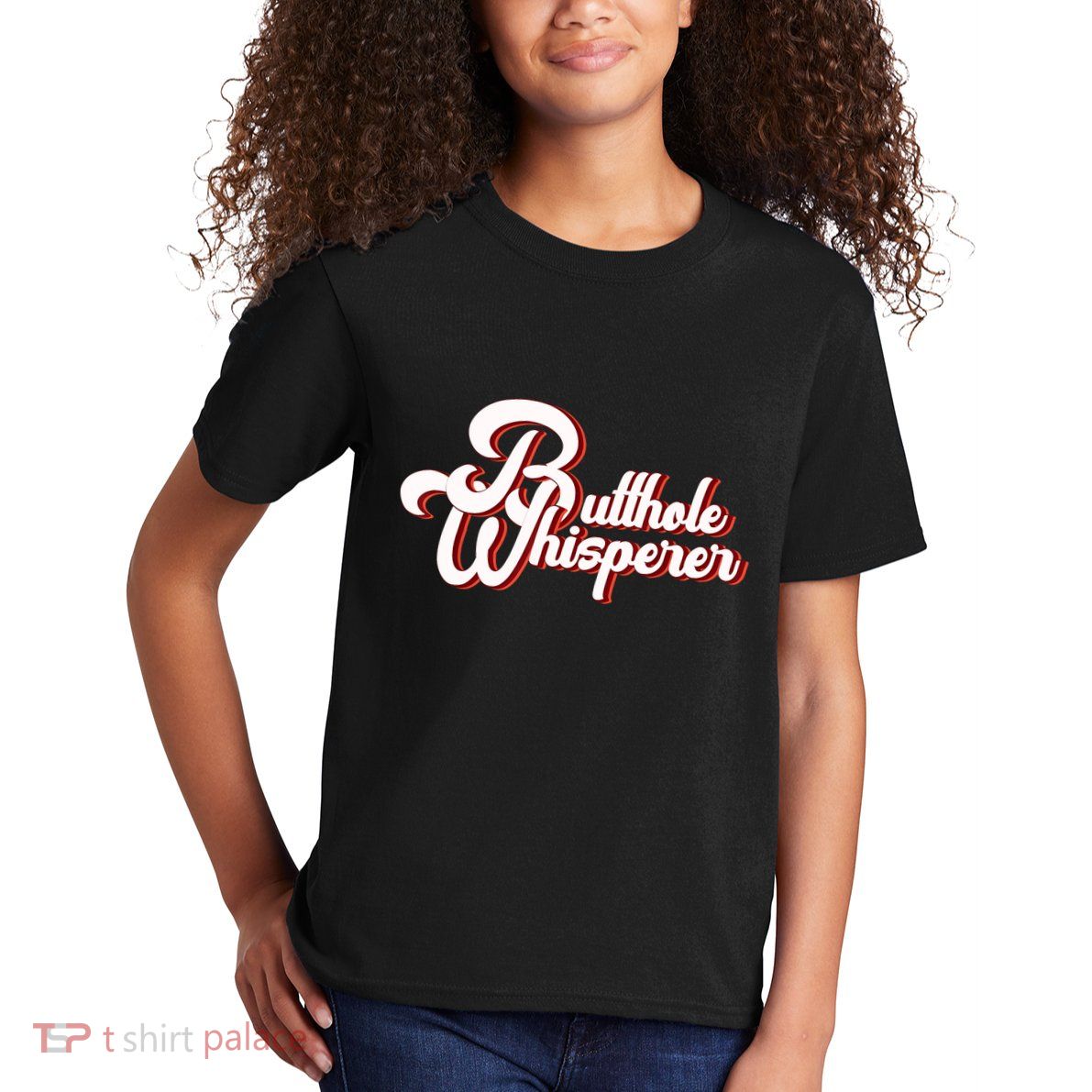 Vintage Butthole Whisperer Sarcastic Sayings For Family Kids T-Shirt