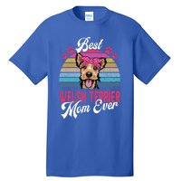 Vintage Best Welsh Terrier Mom Ever Great Gift Tall T-Shirt