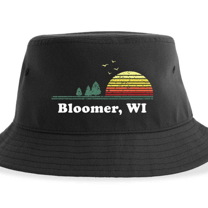 Vintage Bloomer Wisconsin Home Souvenir Sustainable Bucket Hat