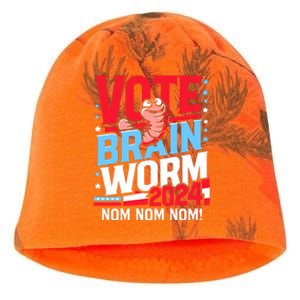 Vote Brain Worm 2024 Kati - Camo Knit Beanie