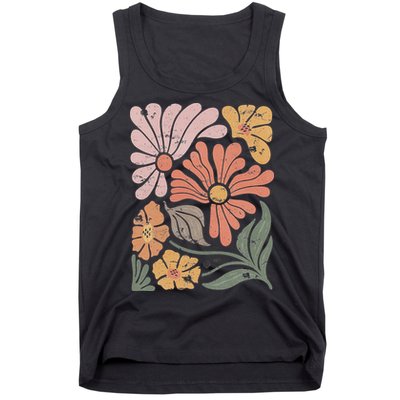 Vintage Boho Wildflower  Tank Top