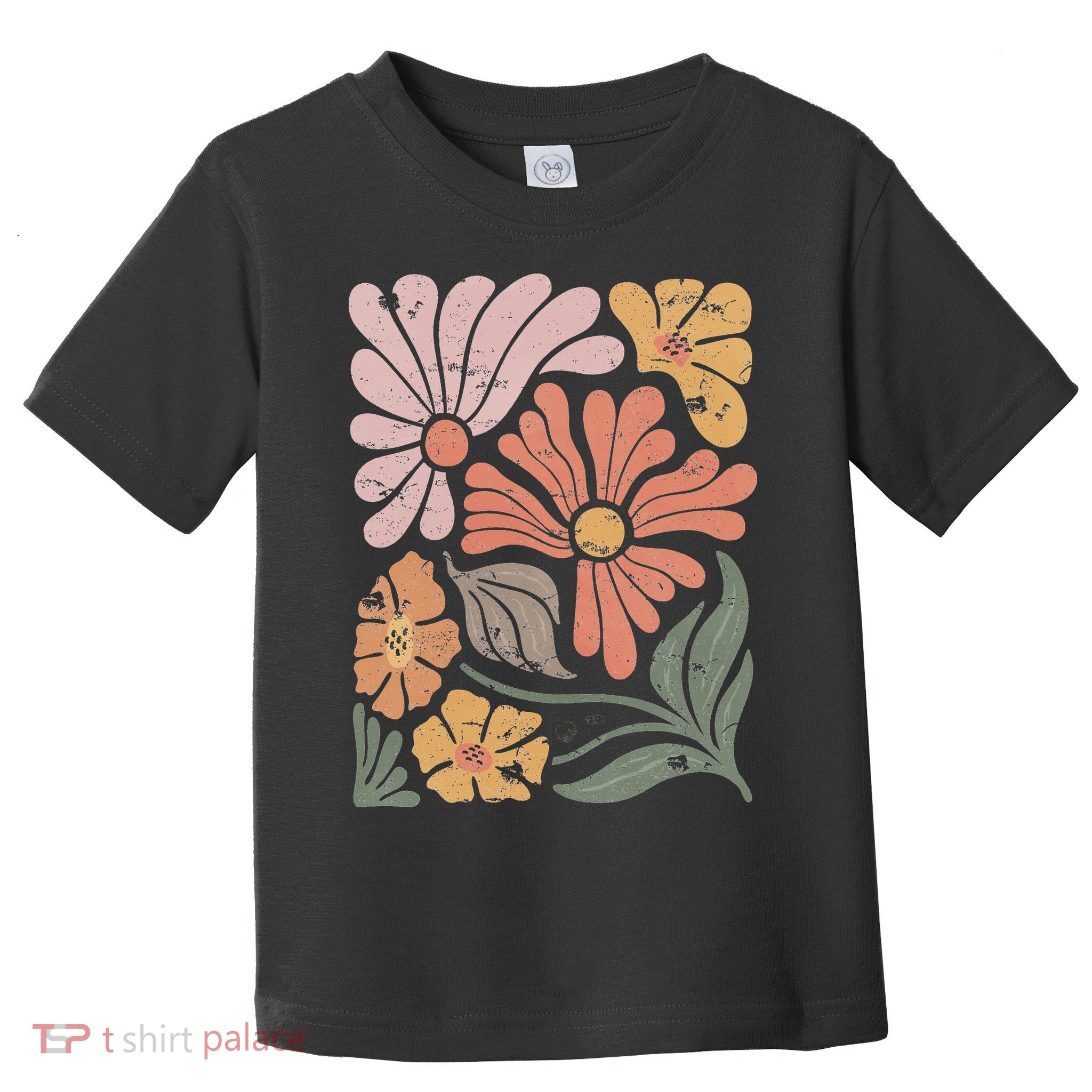 Vintage Boho Wildflower  Toddler T-Shirt