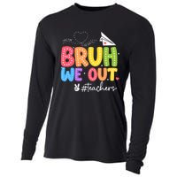 Vacation Bruh We Out Summer Teachers End Of School Year Teacher Gift Cooling Performance Long Sleeve Crew