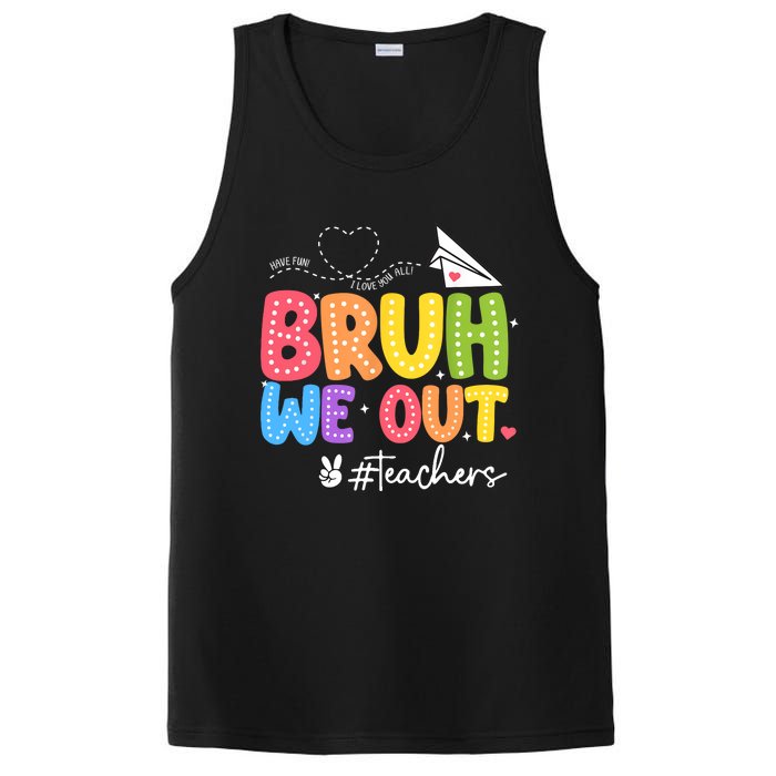 Vacation Bruh We Out Summer Teachers End Of School Year Teacher Gift PosiCharge Competitor Tank