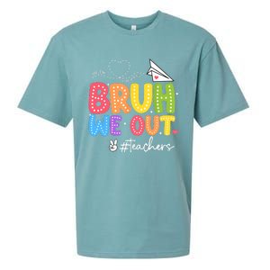 Vacation Bruh We Out Summer Teachers End Of School Year Teacher Gift Sueded Cloud Jersey T-Shirt