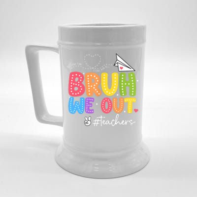 Vacation Bruh We Out Summer Teachers End Of School Year Teacher Gift Beer Stein