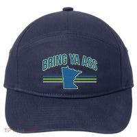 Vintage Bring Ya Ass To Minnesota 7-Panel Snapback Hat