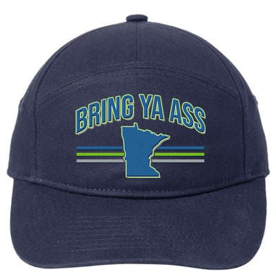 Vintage Bring Ya Ass To Minnesota 7-Panel Snapback Hat