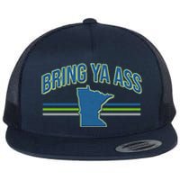 Vintage Bring Ya Ass To Minnesota Flat Bill Trucker Hat