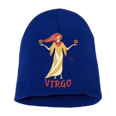 Virgo Birthday Zodiac Boho Vintage Cool Gift Short Acrylic Beanie