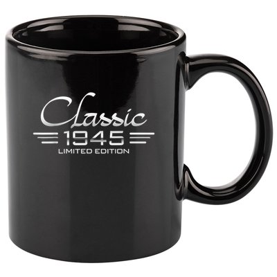 Vintage Classic 1945 80th Birthday 80 Years Old Bday 11oz C Handle Ceramic Mug