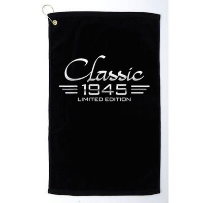 Vintage Classic 1945 80th Birthday 80 Years Old Bday Golf Towel