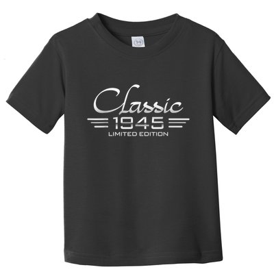 Vintage Classic 1945 80th Birthday 80 Years Old Bday Toddler T-Shirt