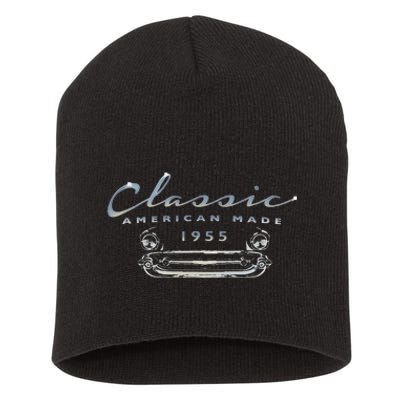 Vintage Car 1955 Classic Birthday Antique Auto Short Acrylic Beanie