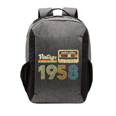 vintage cassette 1958 Retro Birthday 65th Dad Birthday Gift Grandpa Birthday Vector Backpack