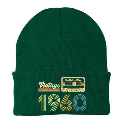 vintage cassette 1960 Retro Birthday 63rd Dad Birthday Gift Grandpa Birthday Knit Cap Winter Beanie