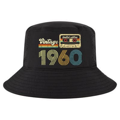 vintage cassette 1960 Retro Birthday 63rd Dad Birthday Gift Grandpa Birthday Cool Comfort Performance Bucket Hat