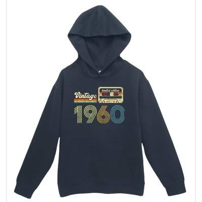 vintage cassette 1960 Retro Birthday 63rd Dad Birthday Gift Grandpa Birthday Urban Pullover Hoodie