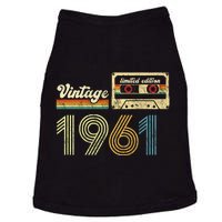 vintage cassette 1961 Retro Birthday 62nd Dad Birthday Gift Grandpa Birthday Doggie Tank