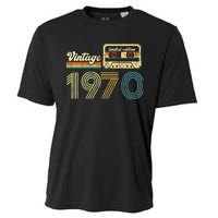 vintage cassette 1970 Retro Birthday 53rd Dad Birthday Gift Grandpa Birthday Cooling Performance Crew T-Shirt