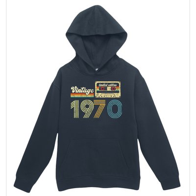 vintage cassette 1970 Retro Birthday 53rd Dad Birthday Gift Grandpa Birthday Urban Pullover Hoodie