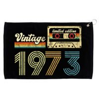 vintage cassette 1973 Retro Birthday 50th Dad Birthday Gift Grandpa Birthday Grommeted Golf Towel