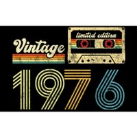 vintage cassette 1976 Retro Birthday 47th Dad Birthday Gift Grandpa Birthday Bumper Sticker