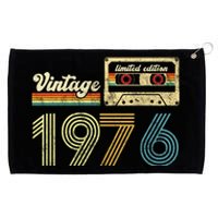 vintage cassette 1976 Retro Birthday 47th Dad Birthday Gift Grandpa Birthday Grommeted Golf Towel