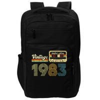 vintage cassette 1983 Retro Birthday 40th Dad Birthday Gift Grandpa Birthday Impact Tech Backpack