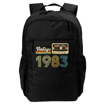 vintage cassette 1983 Retro Birthday 40th Dad Birthday Gift Grandpa Birthday Daily Commute Backpack