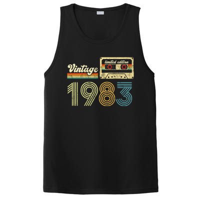 vintage cassette 1983 Retro Birthday 40th Dad Birthday Gift Grandpa Birthday PosiCharge Competitor Tank