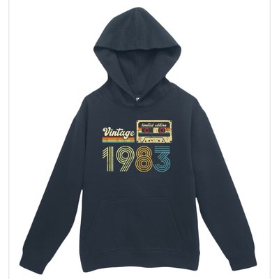 vintage cassette 1983 Retro Birthday 40th Dad Birthday Gift Grandpa Birthday Urban Pullover Hoodie