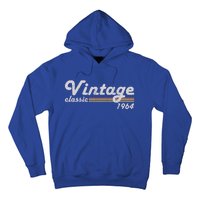 Vintage Classic 1964 Retro Year 60th Birthday Celebrations Cool Gift Hoodie