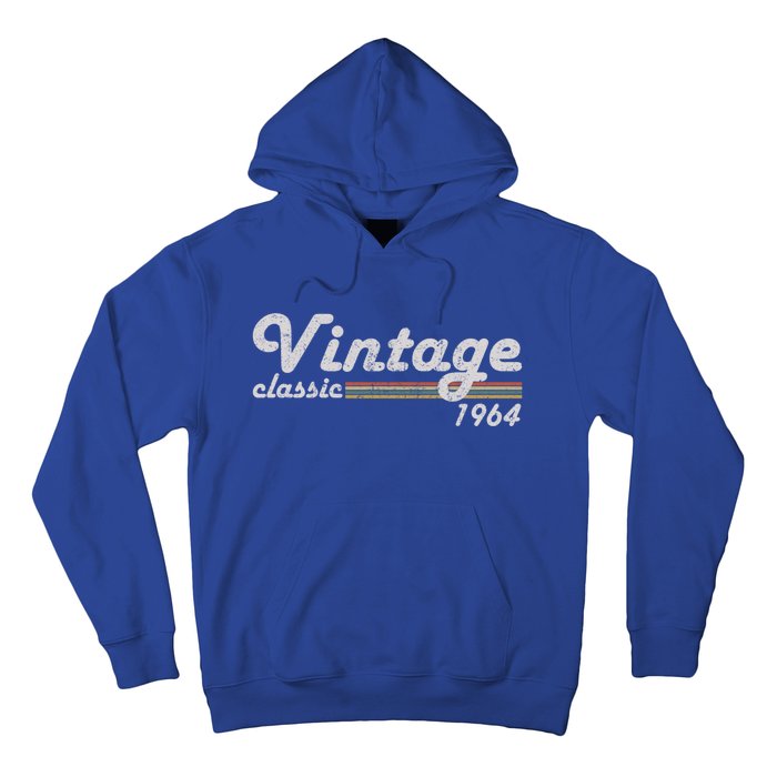 Vintage Classic 1964 Retro Year 60th Birthday Celebrations Cool Gift Hoodie