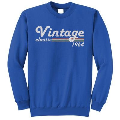 Vintage Classic 1964 Retro Year 60th Birthday Celebrations Cool Gift Tall Sweatshirt