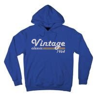 Vintage Classic 1964 Retro Year 60th Birthday Celebrations Cool Gift Tall Hoodie