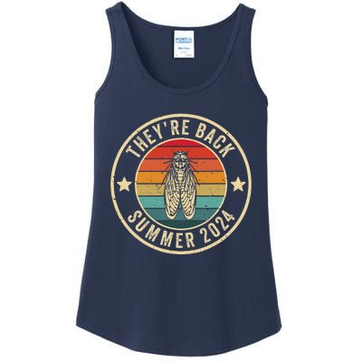 Vintage Cicada 2024 They Are Back Summer 2024 Ladies Essential Tank