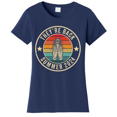 Vintage Cicada 2024 They Are Back Summer 2024 Women's T-Shirt