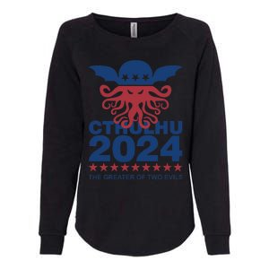 Vote Cthulhu 2024 Womens California Wash Sweatshirt