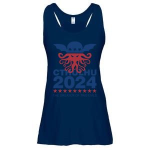 Vote Cthulhu 2024 Ladies Essential Flowy Tank