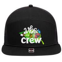 Vbs Crew 2025 Magnified Smallest Insects 7 Panel Mesh Trucker Snapback Hat